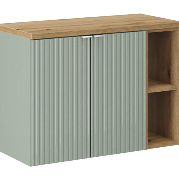 LINE REED GREEN komplett fürdőszoba bútor szett 80 cm munkalappal