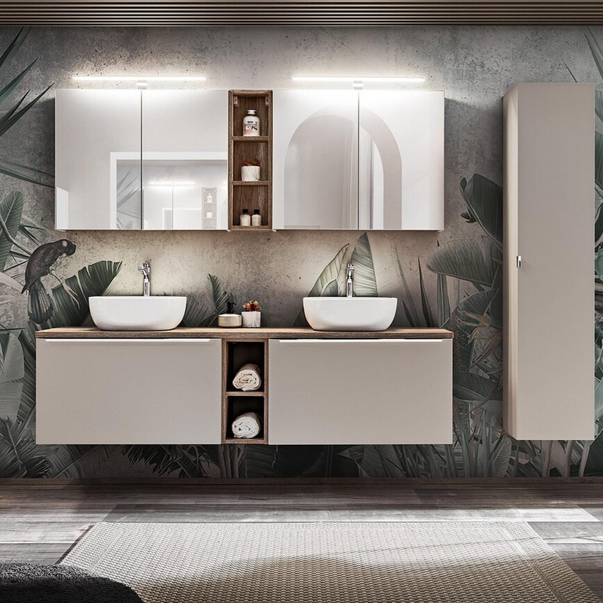 Santa Fe Taupe – dupla mosdó enteriőr