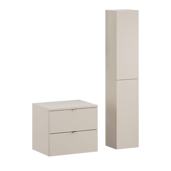 .DALIA KASMIR komplett fürdőszoba bútor szett 60 cm munkalappal és magas szekrénnyel – SET-DC B 60CM HC