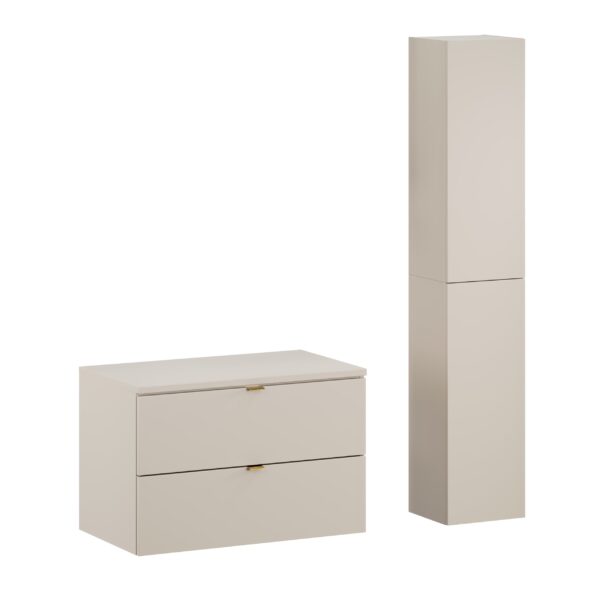 .DALIA KASMIR komplett fürdőszoba bútor szett 80 cm munkalappal és magas szekrénnyel – SET-DC B 80CM HC