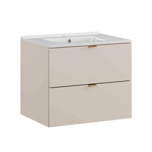 .DALIA KASMIR komplett fürdőszoba bútor szett 60 cm LAVA mosdóval fehér kivitelben – SET-DC 60CM UM LAVA WH