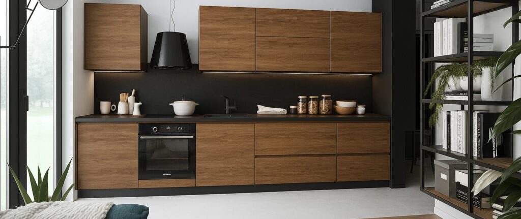 TREVISO elemes konyhabútor Dab Casella brazowy barna tölgy fronttal