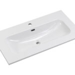 ..DONNA SAND komplett fürdőszoba bútor szett 80 cm mosdóval és magas szekrénnyel