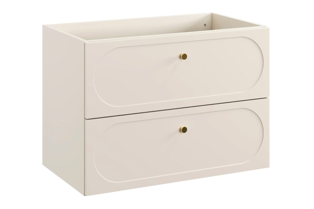 DONNA SAND mosdós alsó szekrény 80 cm 2 fiókos –82-80-46-2S