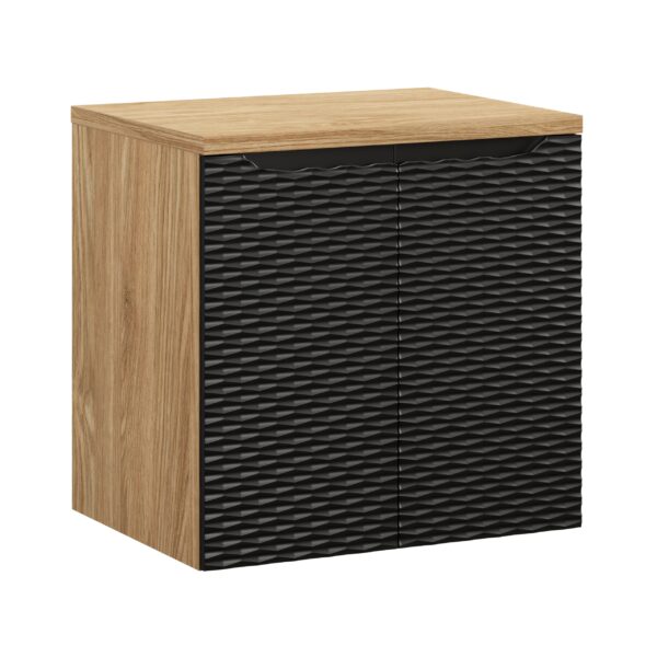 .OCEAN BLACK komplett fürdőszoba bútor szett 60 cm mosdópulttal