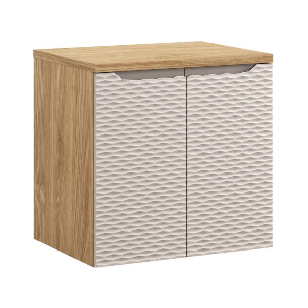 .OCEAN BEIGE komplett fürdőszoba bútor szett 60 cm mosdópulttal