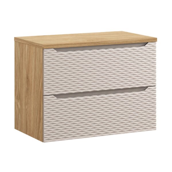 .OCEAN BEIGE komplett fürdőszoba bútor szett 80 cm mosdópulttal