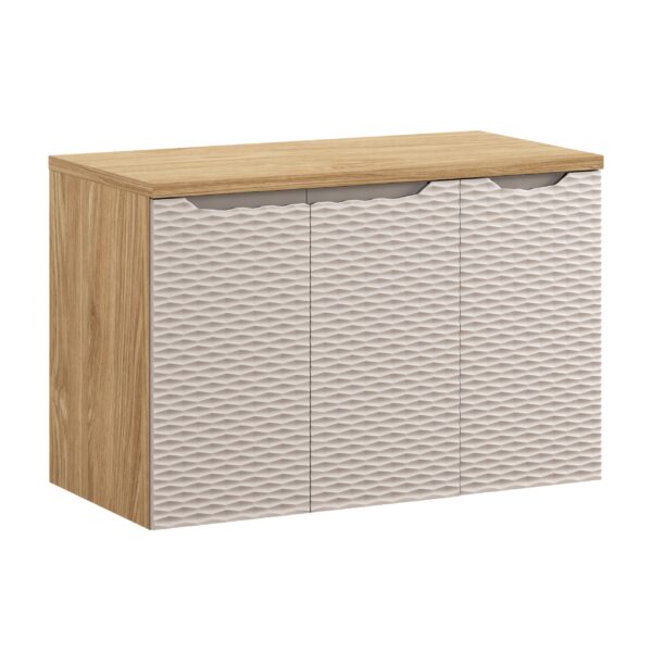 .OCEAN BEIGE komplett fürdőszoba bútor szett 90 cm mosdópulttal