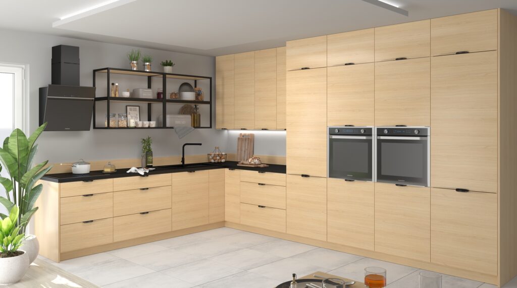 FORST elemes konyhabútor sarok DAB VICENZA frontszínnel