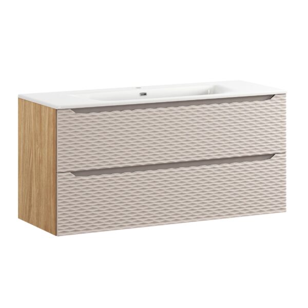 .OCEAN BEIGE komplett fürdőszoba bútor szett 120 cm mosdós szekrénnyel