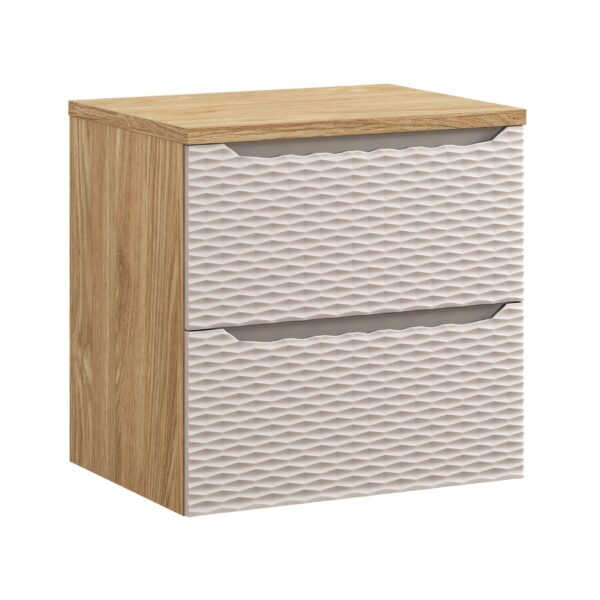 .OCEAN BEIGE komplett fürdőszoba bútor szett 60 cm mosdópulttal