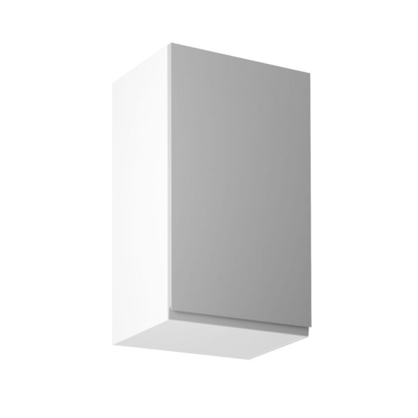 ASPEN GREY MAGASFÉNYŰ elemes konyhabútor FELSŐ 1 AJTÓS ELEM 45CM *Balos G45-L