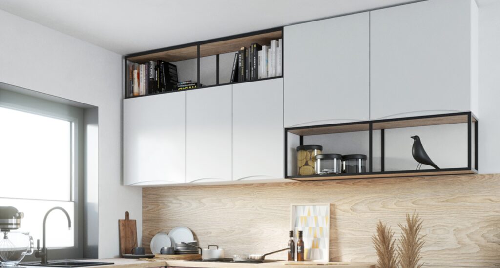 Napoli matt elemes konyhabútor közeli 5 részlet frontfelülettel