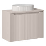 NOVA KASMIR komplett fürdőszoba bútor szett 80 cm SET-NOC B OAK 80CM D UN BEYOND 5 WH