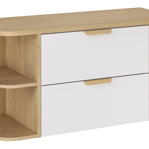 ASTER WHITE komplett fürdőszoba bútor szett 100 cm – pulttal SET-ASW B CREMONA 100CM LRSM