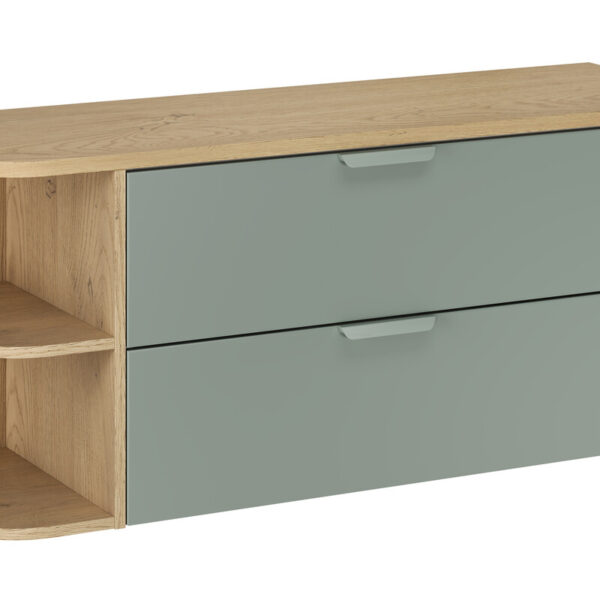 ASTER GREEN Fürdőszoba bútor szett 120cm pulttal – SET-ASG B CREMONA 120CM LRSM