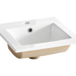 Süllyesztett mosdó – Mosdó egymedencés 40 cm – Fehér Mat UM-CFP 9048B/8023-SM