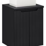 NOVA BLACK komplett fürdőszoba bútor szett 50 cm SET-NOB B BLACK 50CM D UN GAJA 35-NB