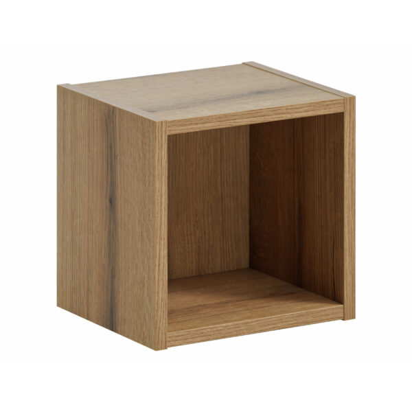 NOVA OAK Felső nyitott Qubik polc 27 cm fürdőszoba bútor – NOVA OAK A 83-27-Q(W83-04A)