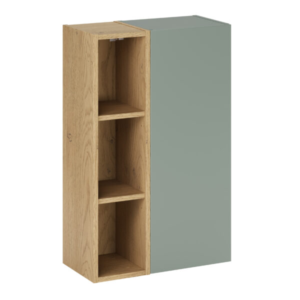 ASTER GREEN Fürdőszoba bútor szett félszekrénnyel és polcos résszel – SET-ASG SP UR 20X80