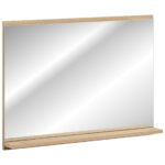Fürdőszoba fali tükör keret nélkül 80×57 cm – NOVA TÖLGY A 84-80