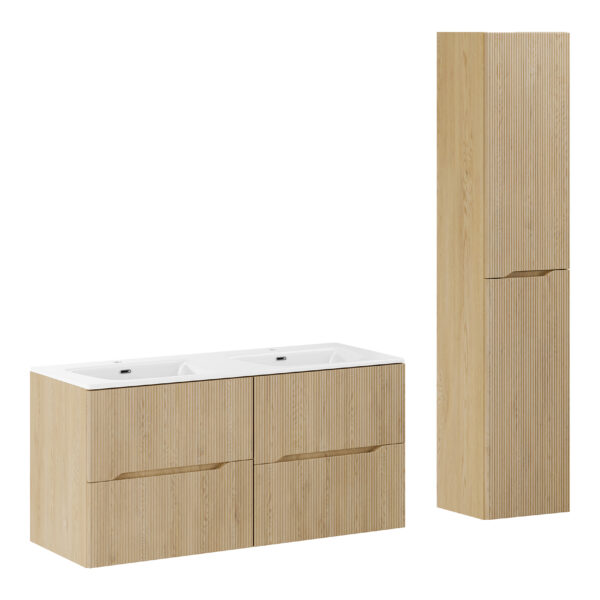 .NORDIC CREMONA fürdőszoba bútor szett 120 cm – SET-NC 120CM UM SKY HC