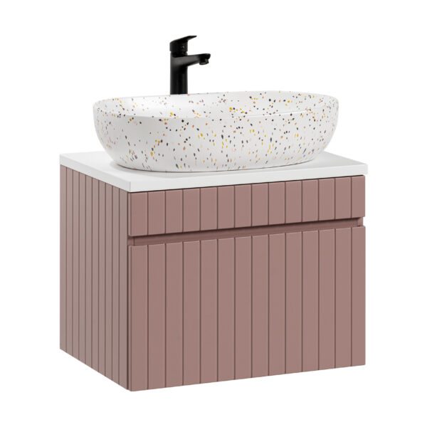 ICONIC ROSE komplett fürdőszoba bútor szett 60 cm – pultos tálmosdóval SET -ICR B 60 CM LILI-MW21