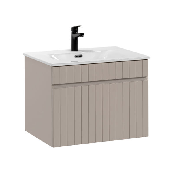 ICONIC CASHMERE komplett fürdőszoba bútor szett 60 cm – SKY beépített mosdóval SET - ICC SKY 60 CM