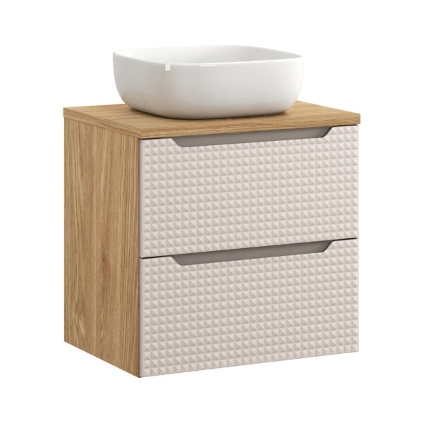 LUXOR BEIGE fürdőszoba bútor szett – B 60 cm S UN SMILE 40 (SET-LXB B 60CM S UN SMILE 40)