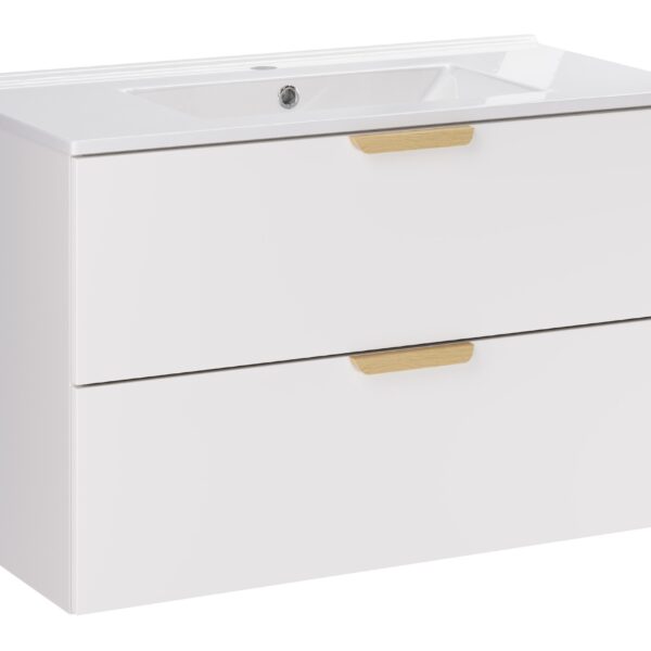 ASTER WHITE komplett fürdőszoba bútor szett 80 cm – mosdóval (SET-ASW 80CM LAVA)