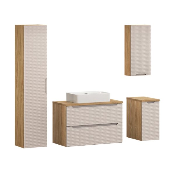 .LUXOR BEIGE fürdőszoba bútor szett – B 90 cm S UN TRUST WH HC1D (SET-LXB B 90CM S UN TRUST WH HC1D)