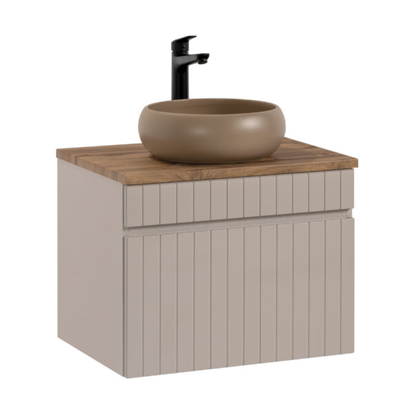 ICONIC CASHMERE komplett fürdőszoba bútor szett 60 cm – WIKI tál mosdóval SET - ICC B 60 CM WIKI-MC