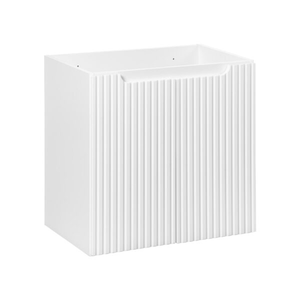 NOVA WHITE Mosdószekrény 60 cm 2 ajtós fürdőszoba bútor – NOVA WHITE 82-60-2D NW