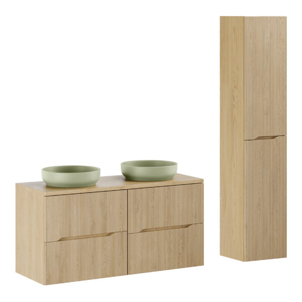 .NORDIC CREMONA fürdőszoba bútor szett 120 cm – SET-NC B CREMONA 120CM UN RIVER 1 OG HC