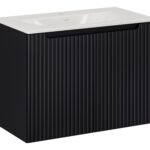 NOVA BLACK komplett fürdőszoba bútor szett 80 cm SET-NOB SKY 3 80CM D-NB