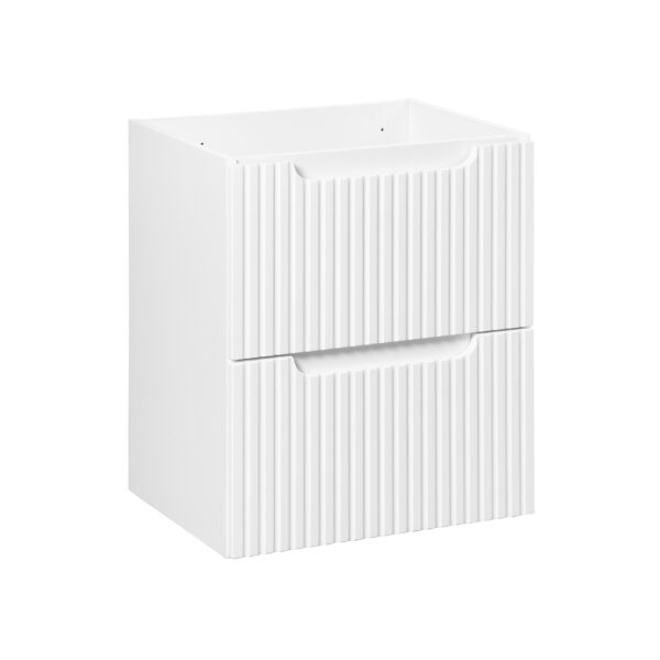 NOVA WHITE Mosdószekrény 50 cm 2 fiókos fürdőszoba bútor – NOVA WHITE 82-50-2S NW