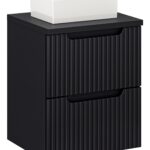 NOVA BLACK komplett fürdőszoba bútor szett 50 cm SET-NOB B BLACK 50CM S UN GAJA 35-NB