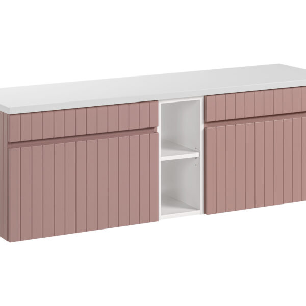 ICONIC ROSE komplett fürdőszoba bútor szett 140 cm – SET -ICR B 140 CM   81-01 WHITE