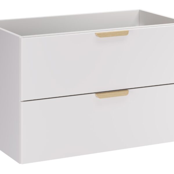 ..ASTER WHITE mosdószekrény 80 cm – 2 fiókkal (ASTER WHITE 82-80-46-2S)