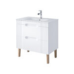 FIJI WHITE fürdőszoba bútor szett 80 cm – mosdóval (SET-FW LAVA 80CM)