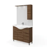 Rubino 105 cm fürdőszoba bútor 4715+4725D Rovere Moka
