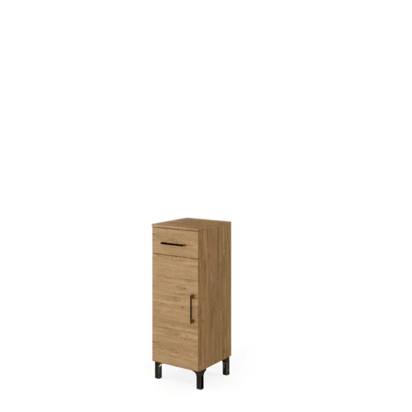 .Rubino 34 cm fürdőszoba bútor 4830D Álló kis szekrény Rovere Naturale