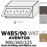 EMPORIUM KONYHABÚTOR (W4bs 90 AVENTOS WKF) 1-ajtós FELSŐ szekrény 90 cm