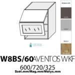 EMPORIUM KONYHABÚTOR 2-ajtós FELSŐ szekrény 60 cm (W8BS 60 AV WKF)