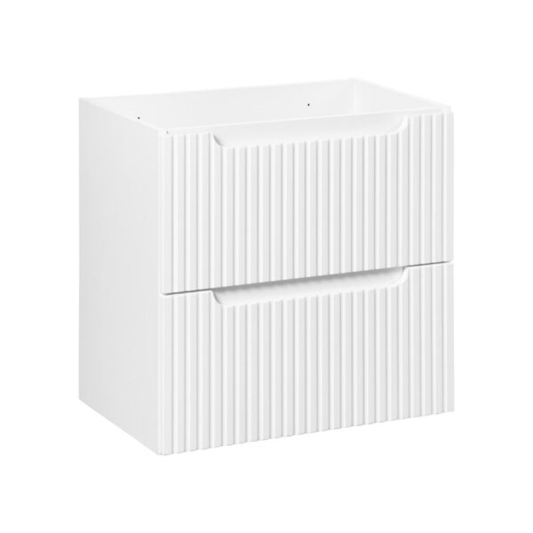 NOVA WHITE Mosdószekrény 60 cm 2 fiókos fürdőszoba bútor – NOVA WHITE 82-60-2S