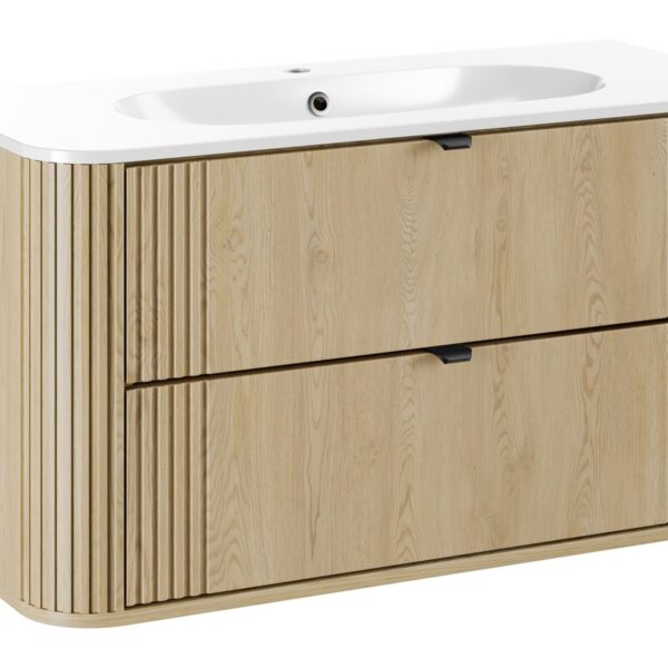 OVALIA CREMONA fürdőszoba bútor Szett 100 cm Mosdóval – SET-OVC 100CM UM PURE