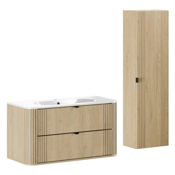 OVALIA CREMONA fürdőszoba bútor szett – SET-OVC 100CM UM PURE HC ON