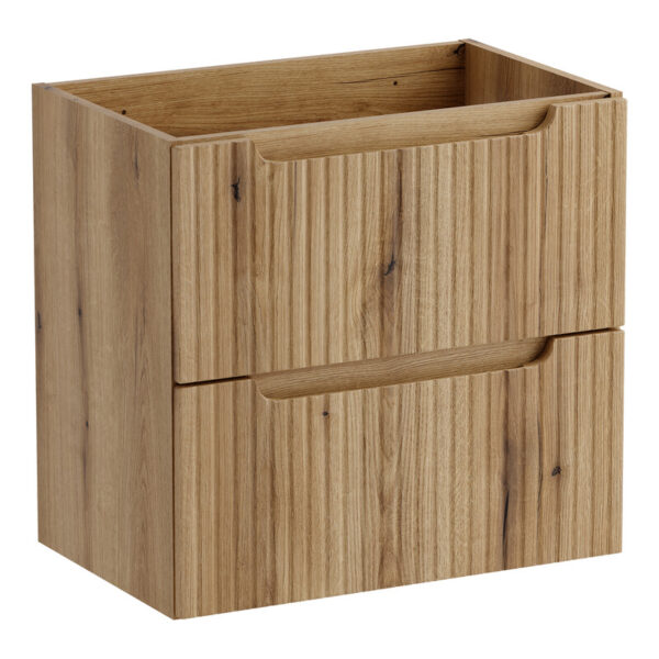 NOVA COAST EVOKE Mosdószekrény 60 cm 2 fiókos fürdőszoba bútor – NOVA COAST EVOKE 82-60-40-2S