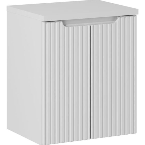 NOVA WHITE Fürdőszoba bútor 50 cm-es bútorgarnitúra – SET-NOW B WHITE 50CM D NW