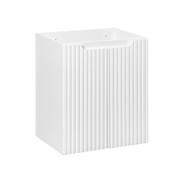 NOVA WHITE Mosdószekrény 50 cm 2 ajtós fürdőszoba bútor – NOVA WHITE 82-50-2D NW